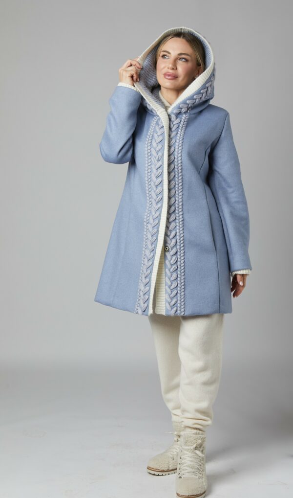 24/25 cappotto in cashmere celeste