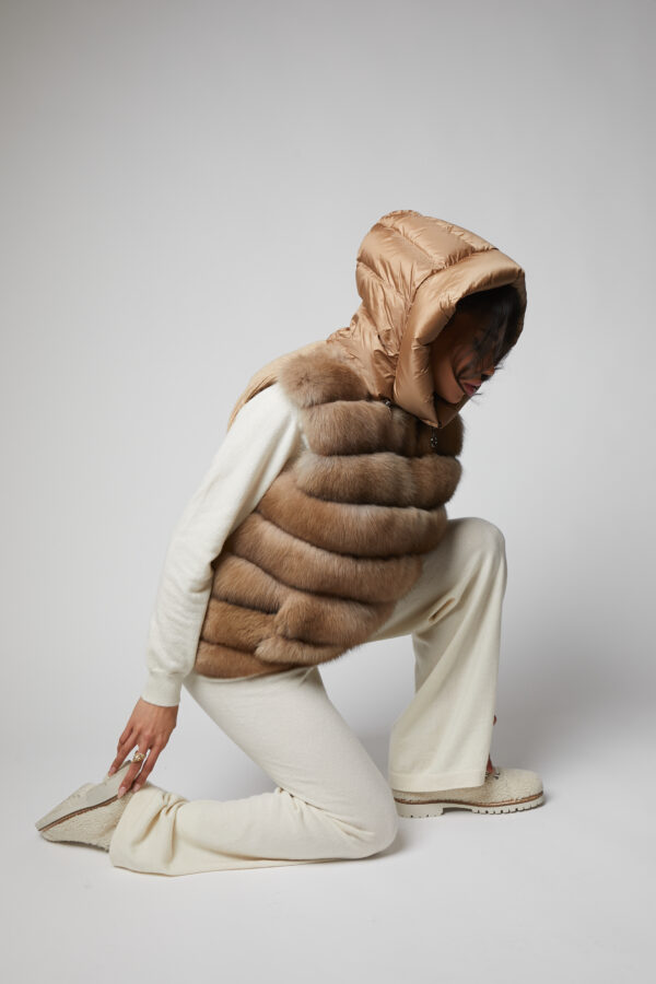 24/25 gilet in zibellino/piumino - immagine 5