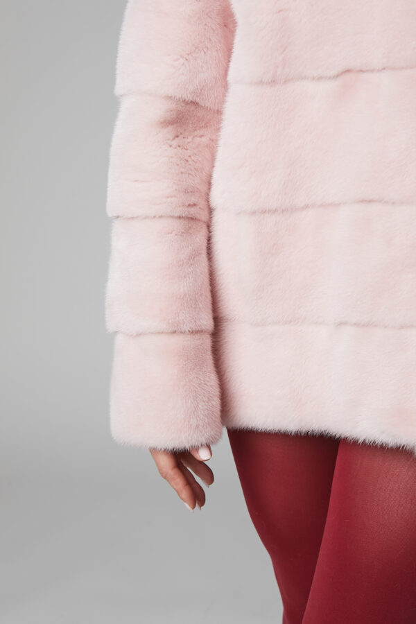 24/25 giacca in visone rosa - immagine 4