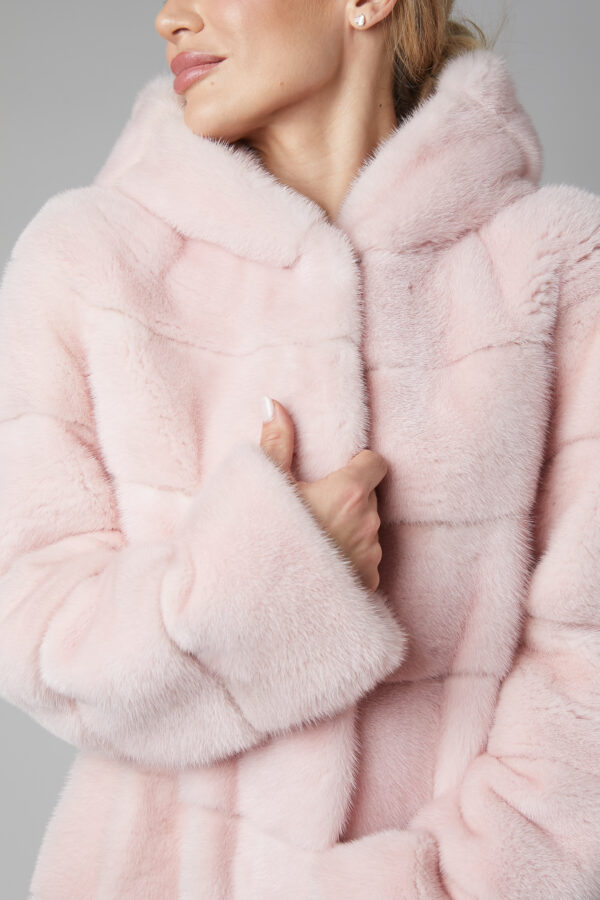 24/25 giacca in visone rosa - immagine 3