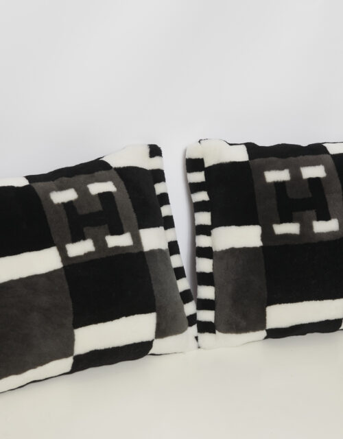 Cuscino in shearling