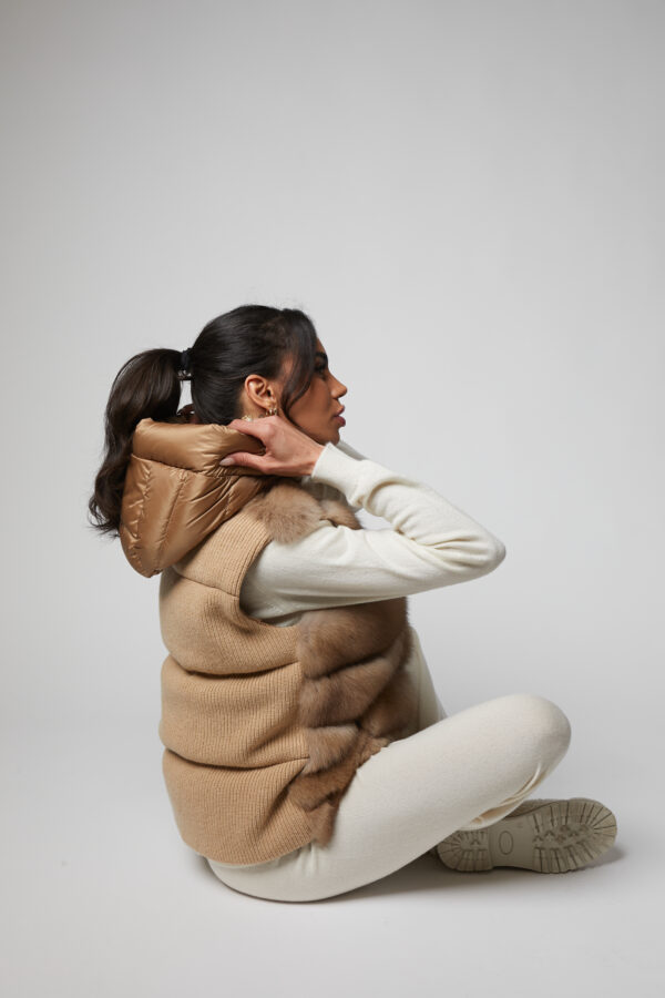 24/25 gilet in zibellino/piumino - immagine 2