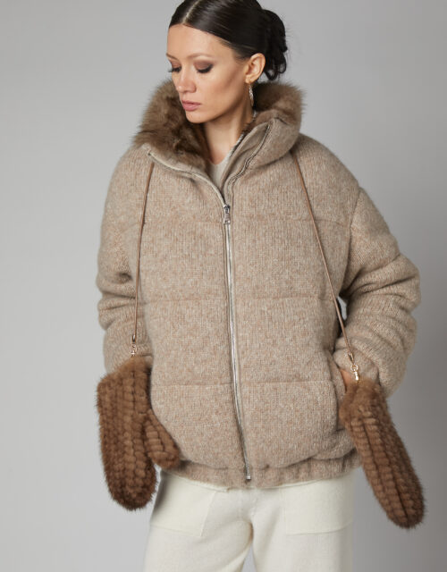 24/25 giubbotto cashmere/piumino