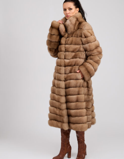 26/27 Cappotto maxi zibellino golden