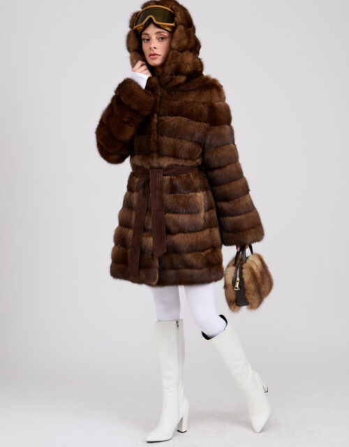 26/27 Cappotto zibellino russo